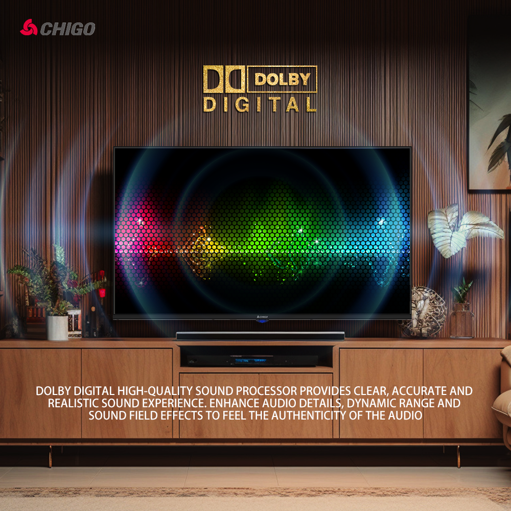 Chigo Frameless 55" QLED 4K TV