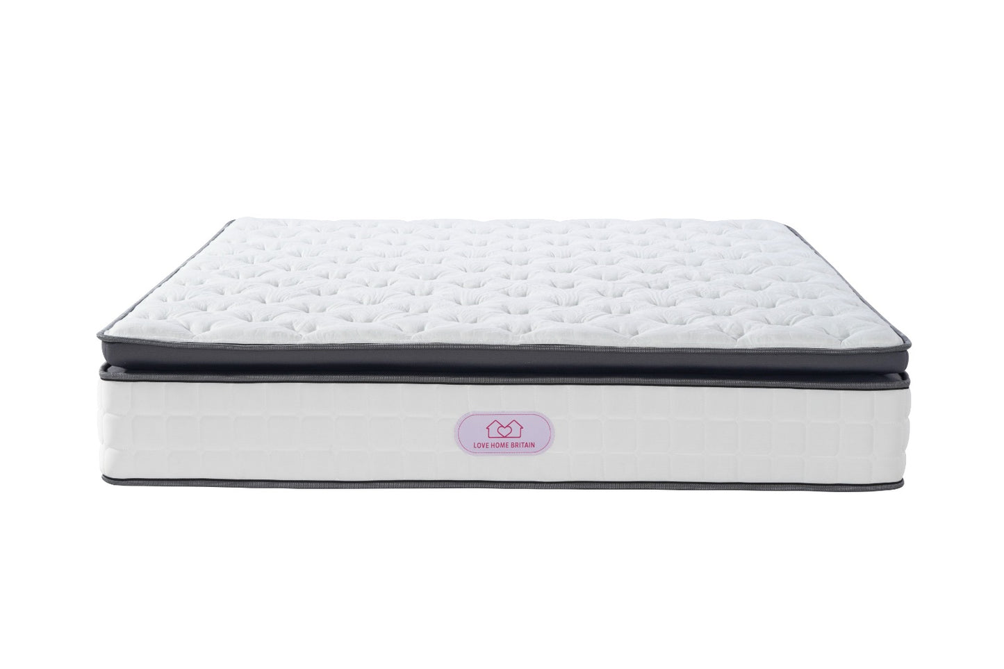 Extra Medium Pillow- Euro Top Convoluted Airflow Foam & Gel Memory Foam Mattress