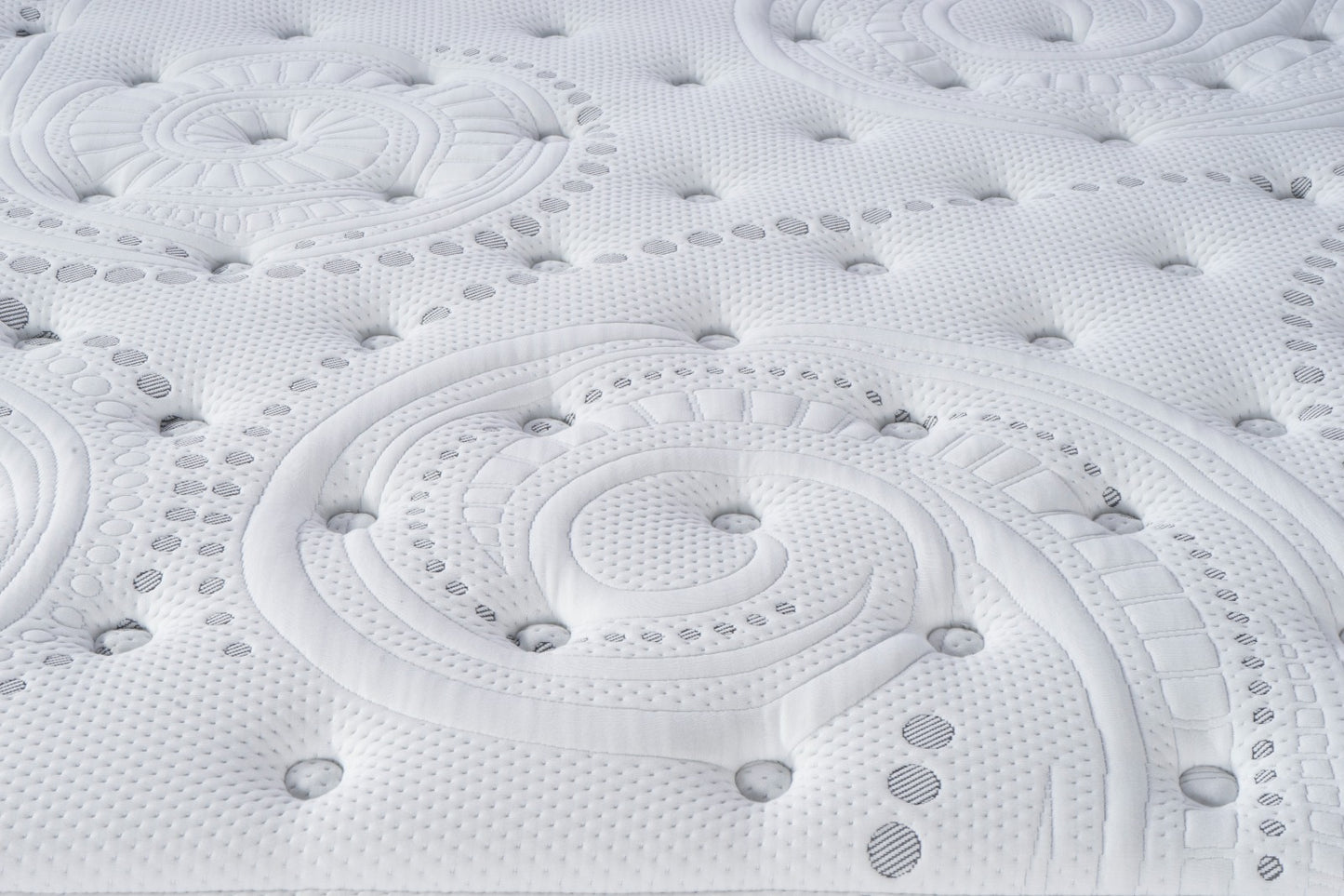 Medium High Pillow-Euro Top Convoluted Airflow Foam & Gel Memory Foam Mattress