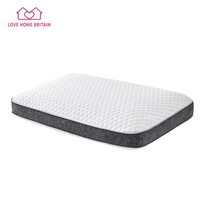 Memory Foam Pillow with Honeycomb Knitted Cover